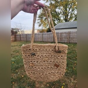 VINTAGE CAPPELLI STRAW ANIMAL KINGDOM BAG